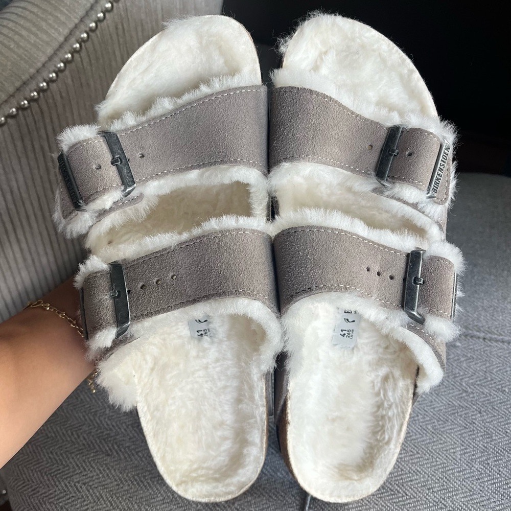 Birkenstock Arizona Shearling Sandal - Women's